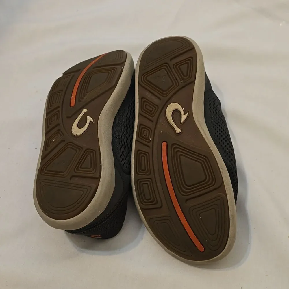 Olukai Moku Pae‎ Charcoal Slip Ons Size 41 (9)